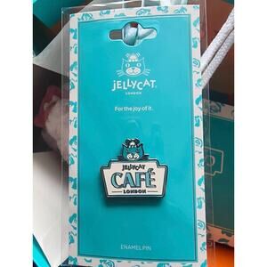 NWT jellycat official Beijing cafe enamel pin LIMITED EDITION